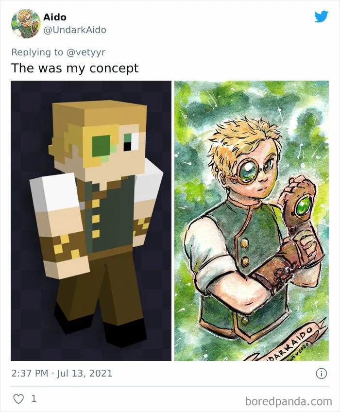 Artists Share What Sketches They Got From Their Clients Vs. What They Delivered And People Love Seeing The Comparison