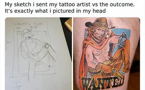 Artists Share What Sketches They Got From Their Clients Vs. What They Delivered And People Love Seeing The Comparison