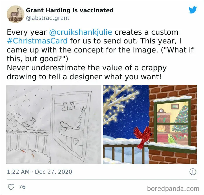 Artists Share What Sketches They Got From Their Clients Vs. What They Delivered And People Love Seeing The Comparison