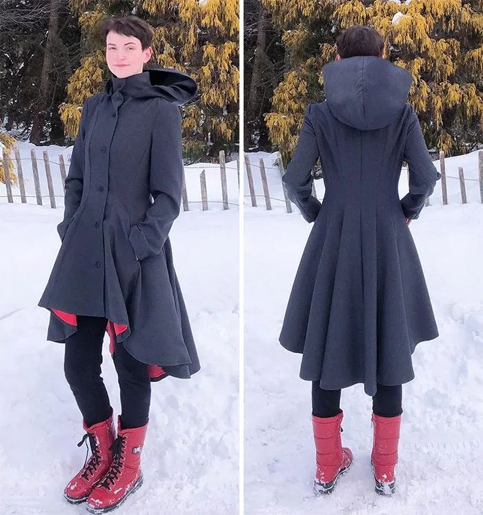 I Did It, I Made A Coat! (McCalls 6800, View D With B's Hem)