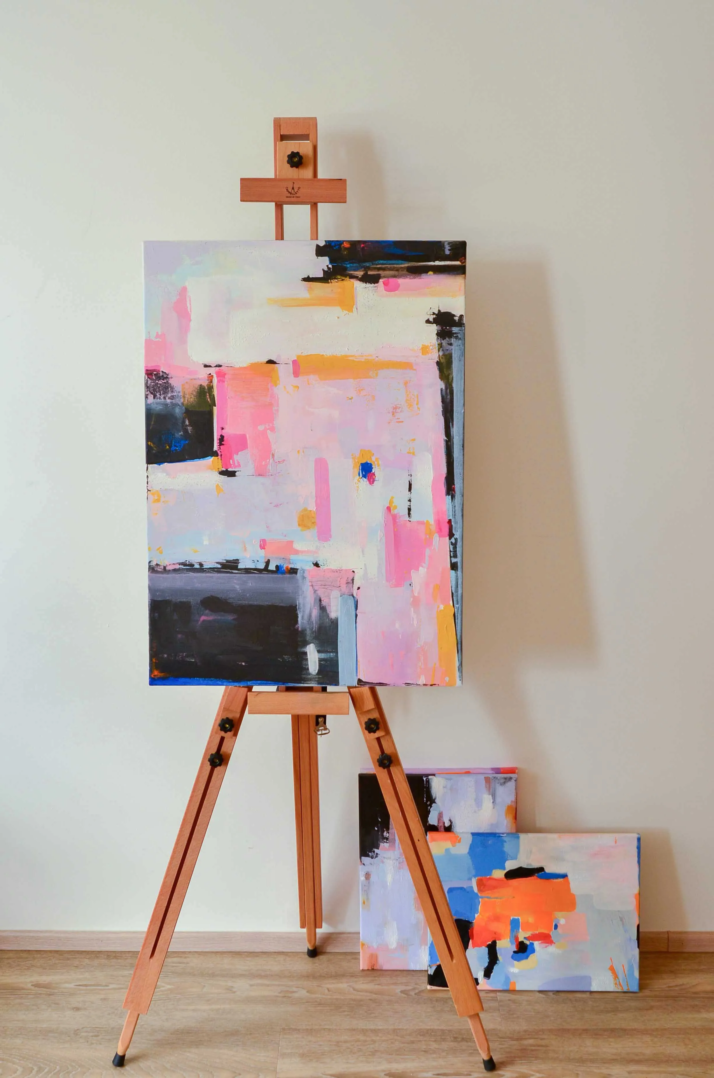Went From Realistic Art And Watercolor To Acrylic And Free Abstraction On Canvas. And Here Is My Result.