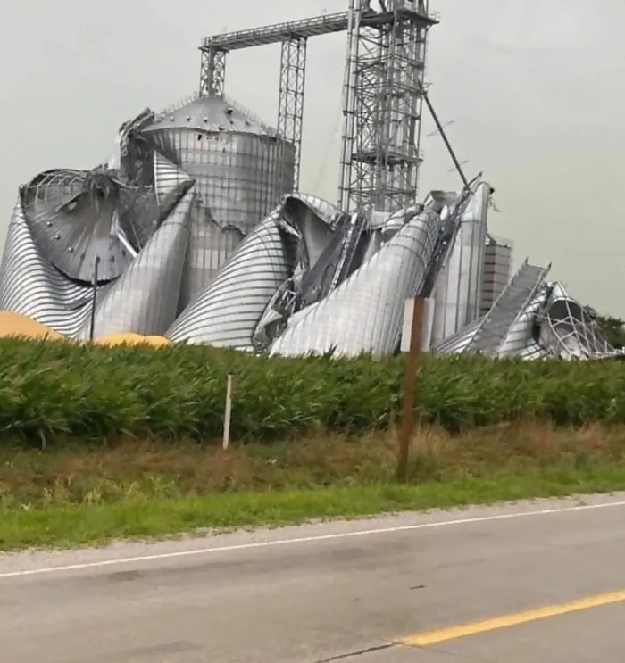 80+ Mph Winds In Iowa Today