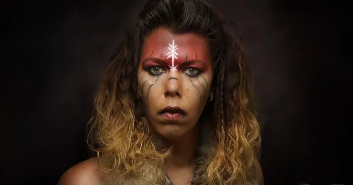 I Did Self-Portraits Of Myself In Makeup