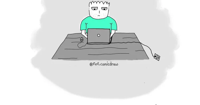 Here's How A Comic Artist Depicts His Work From Home Life Cleverly That You Can Relate To. Does He Face The Monday Morning Blues Too? 🤔