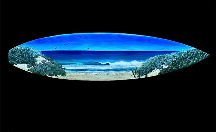 I Create Pieces Of Art On Old Surfboards That Were Destined For The Landfill (25 Pics)
