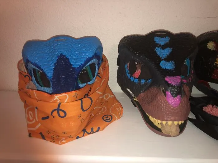 Kingston (Blue) Lily (Gray & Black)