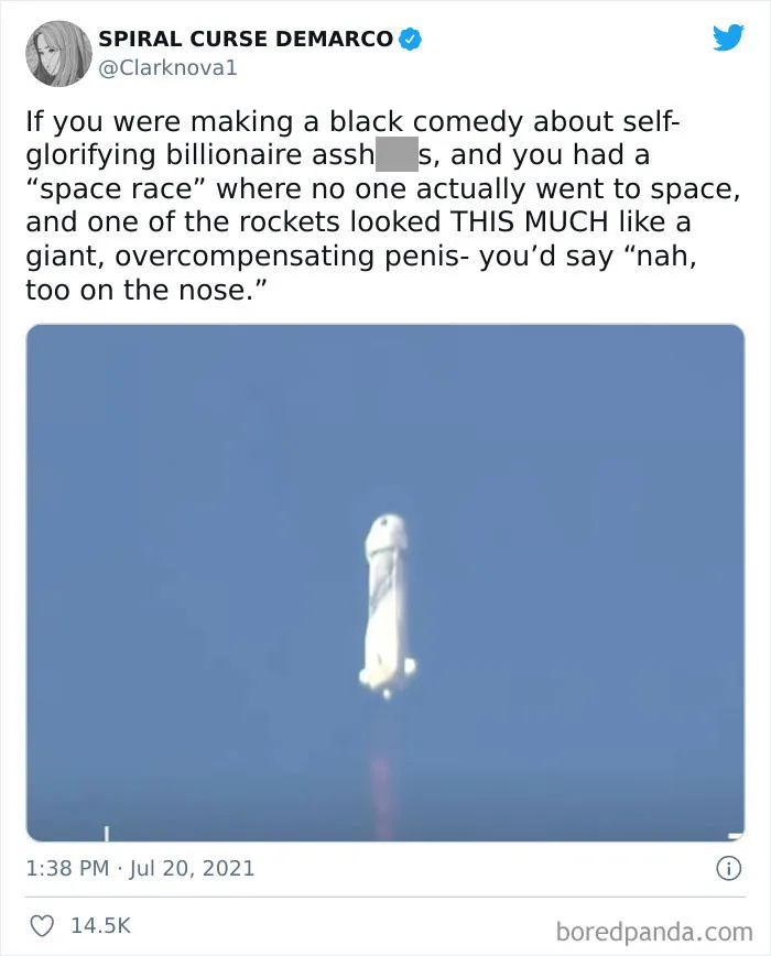 Bezos' Space Launch Turned Into A Massive Joke Online, Here Are 40 Of The Best Jokes And Memes