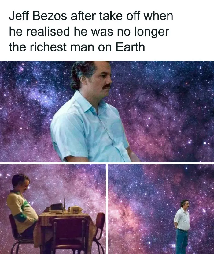 Bezos' Space Launch Turned Into A Massive Joke Online, Here Are 40 Of The Best Jokes And Memes