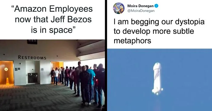 Bezos' Space Launch Turned Into A Massive Joke Online, Here Are 40 Of The Best Jokes And Memes