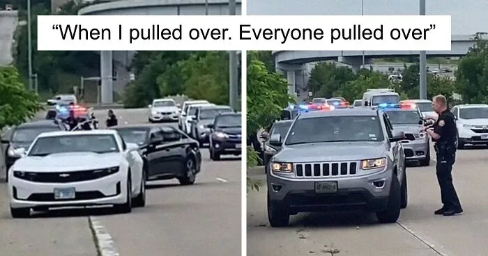 Numerous Drivers Pull Over To Check On A Black Woman Who Was Stopped By Cops And Was Screaming For Help