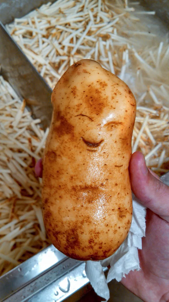 The Happiest Potato I've Ever Seen