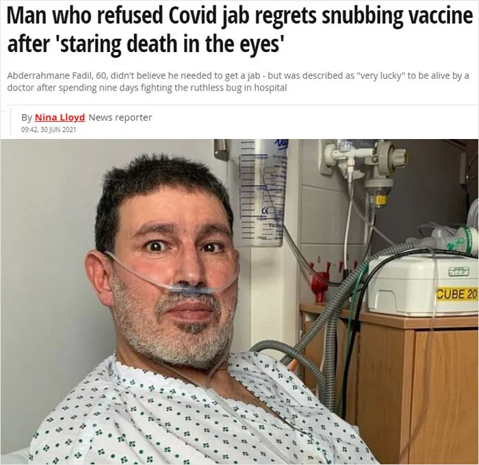 29 Times Anti-Vaxxers Made Headlines For Regretting Not Getting The Vaccine While They Still Could