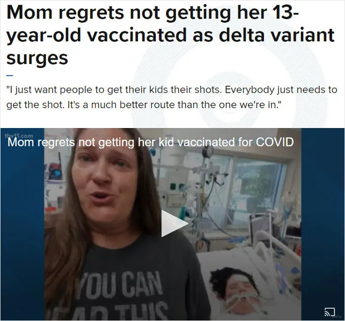 29 Times Anti-Vaxxers Made Headlines For Regretting Not Getting The Vaccine While They Still Could