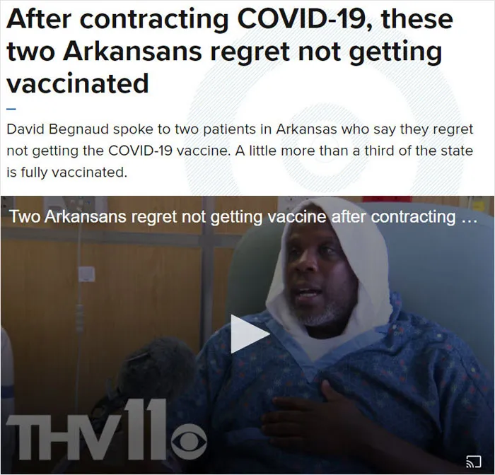 29 Times Anti-Vaxxers Made Headlines For Regretting Not Getting The Vaccine While They Still Could