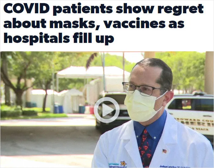 29 Times Anti-Vaxxers Made Headlines For Regretting Not Getting The Vaccine While They Still Could