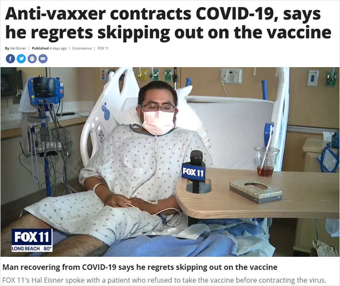 29 Times Anti-Vaxxers Made Headlines For Regretting Not Getting The Vaccine While They Still Could