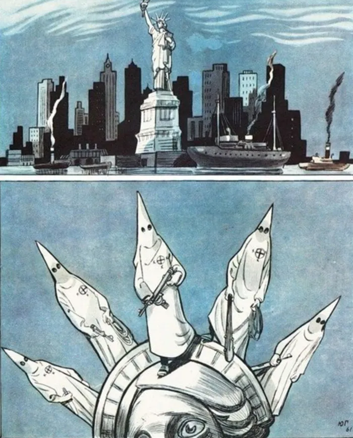 Anti-American Poster, Ussr, 1960