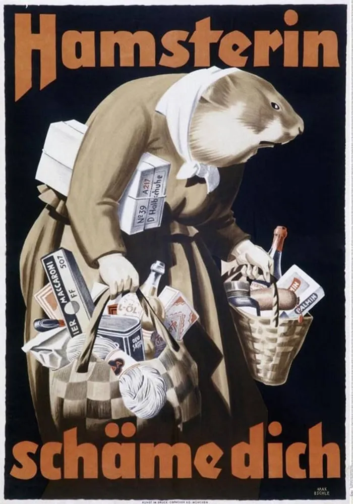 Hoarders, Panic Buyers, Shame On You! (Nazi Germany, 1942)