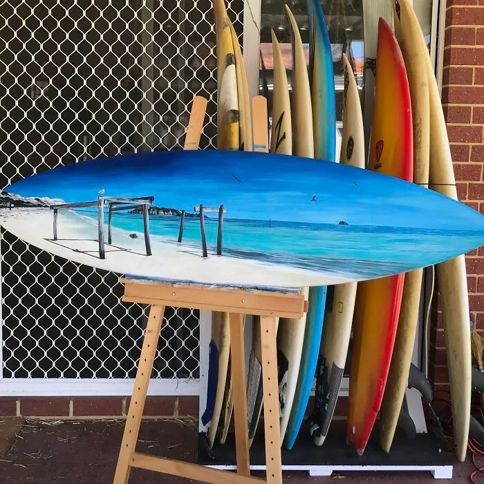 I Create Pieces Of Art On Old Surfboards That Were Destined For The Landfill (25 Pics)
