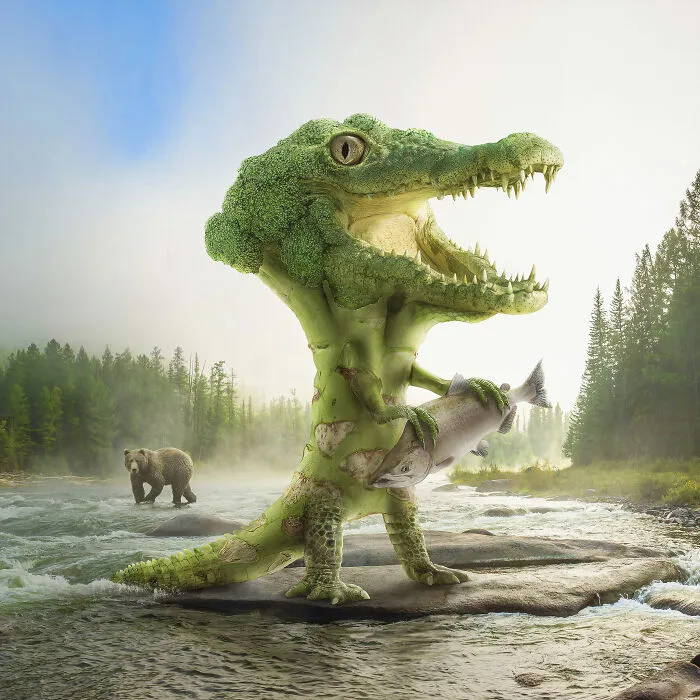 I Create Surreal Edits Using Animals, Plants, People, And Objects (30 Pics)