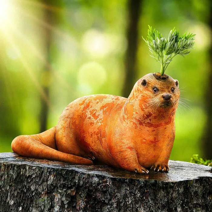 I Create Surreal Edits Using Animals, Plants, People, And Objects (30 Pics)