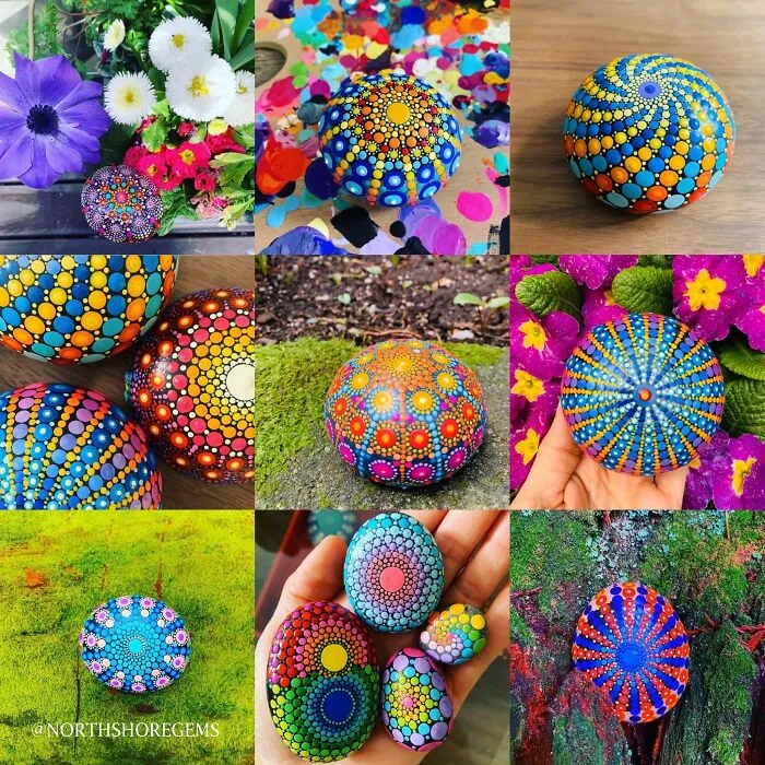 I Paint Stones From The Shores Of British Columbia