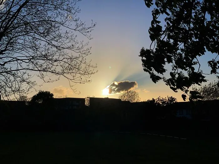 Cloud At Sunset