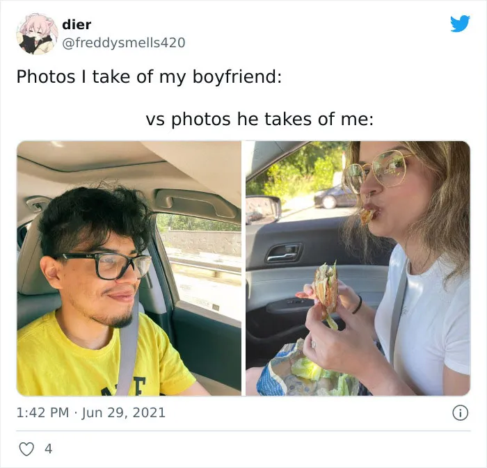 30 Of The Funniest Photos Taken By Girlfriends Vs Boyfriends