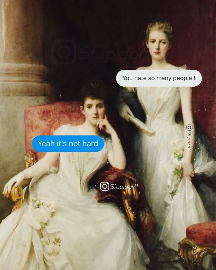 Artist Gives Captions To Paintings, And It’s Somewhat Deep And Funny (30 Pics)