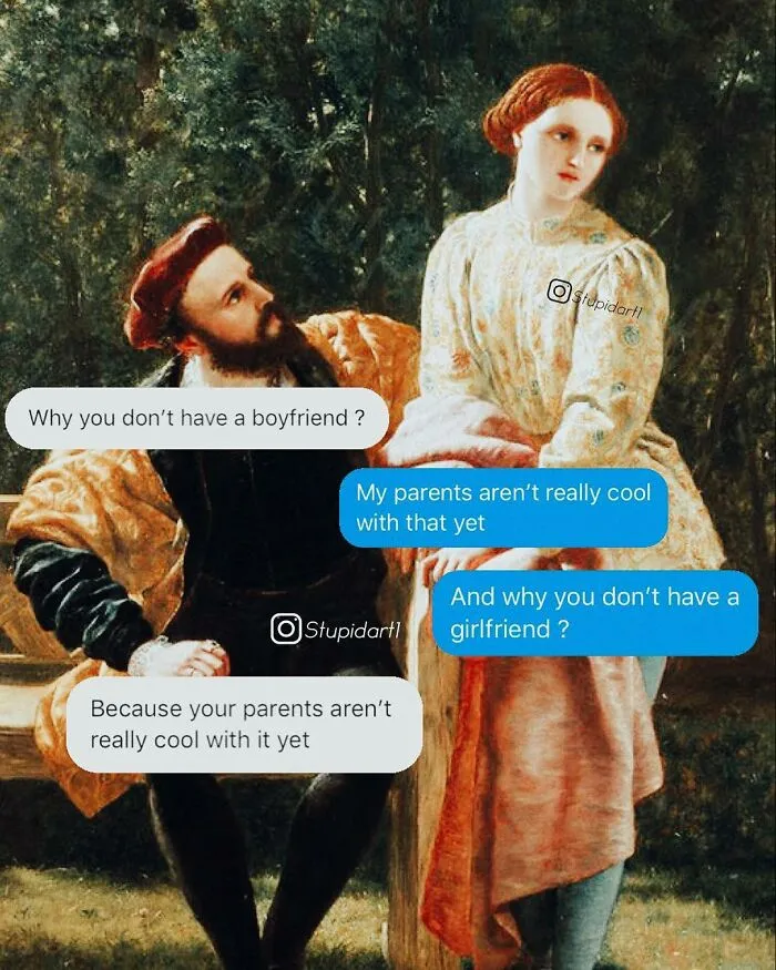 Artist Gives Captions To Paintings, And It’s Somewhat Deep And Funny (30 Pics)