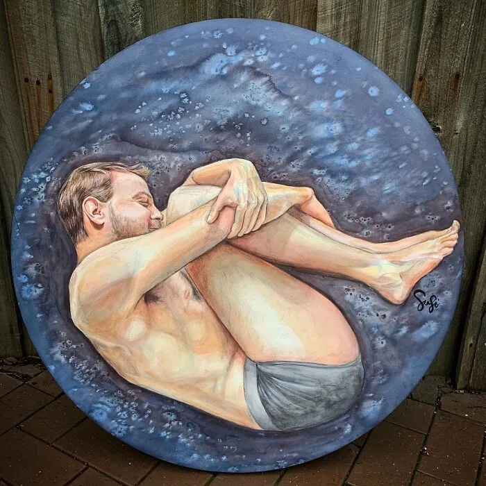 90cm Round Of My Husband. @sarasirant