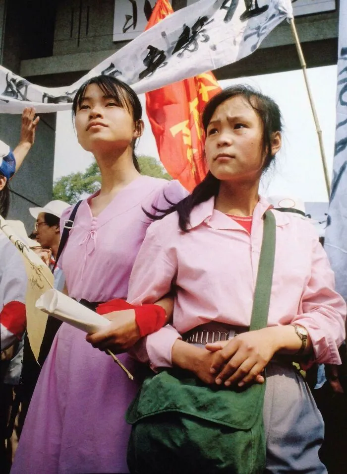 Not The Typical View Of The Tiananmen Square Protests...