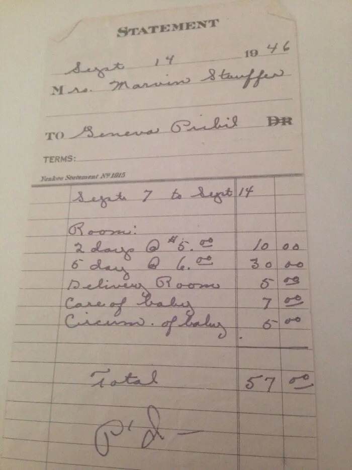 How Much It Cost To Be Born In 1946