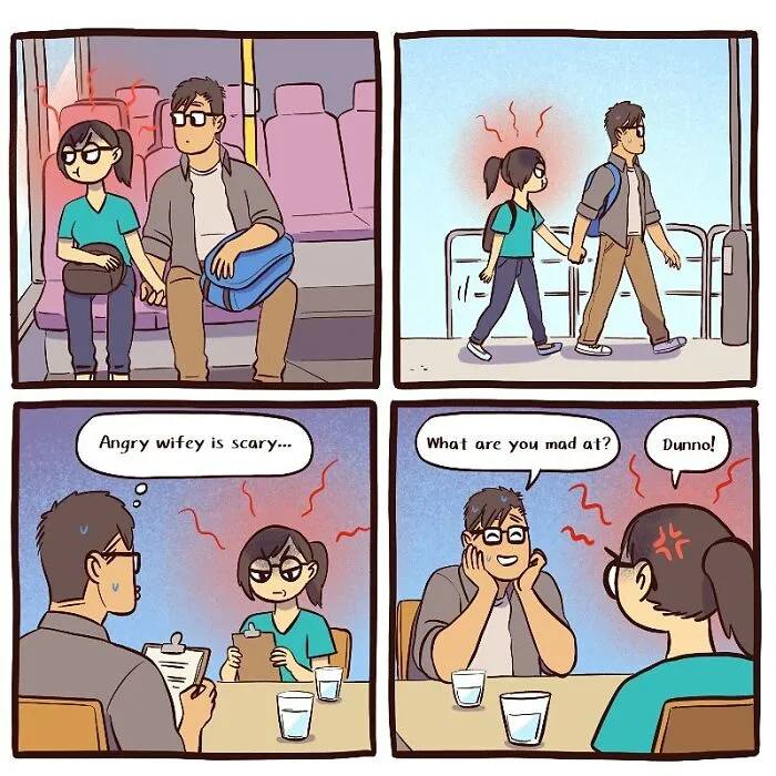 Artist Shares Her Everyday Life With An IT Guy And Their Dog In 30 Adorable Comics (New Pics)