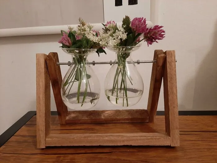 Encontré esto encima de un contenedor de reciclaje de vidrio cuando iba a recoger flores silvestres