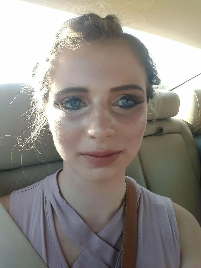 I Guess I Got What I Paid For With This Free Look. Asked Mua For Homecoming Makeup