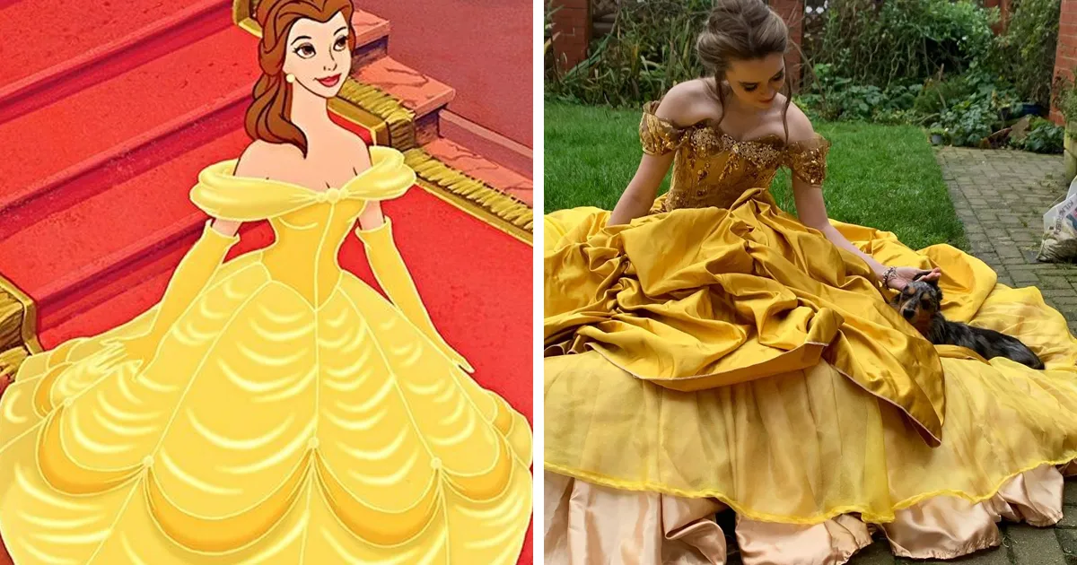 Esta artista recreó vestidos de Disney, Barbie y más, y se volvió un éxito en las redes (20 fotos)