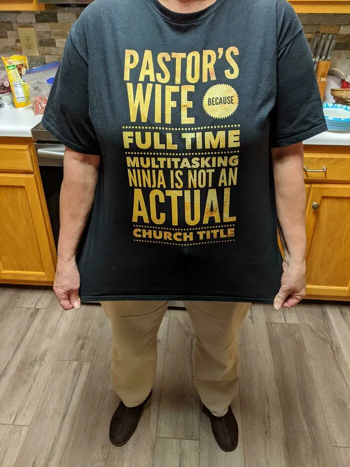 Mi tía y su camiseta