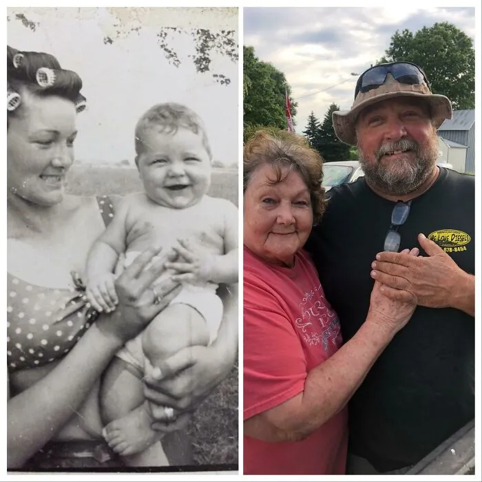 Mi abuela y mi padre 1966 y 2020