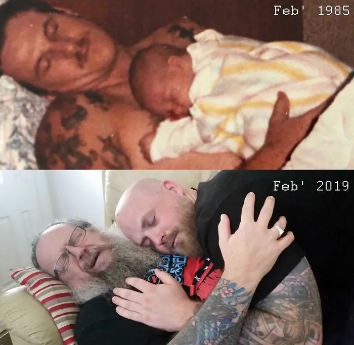 34 años de diferencia