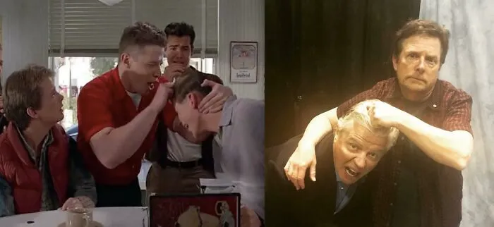 Biff recibió su merecido después de casi 35 años