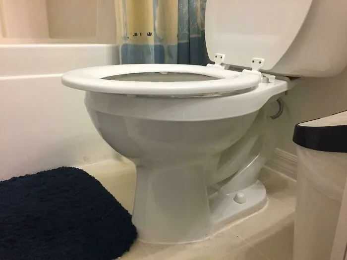 Dad Was Here For A Visit And Decided On His Own To Replace My Toilet Seat
