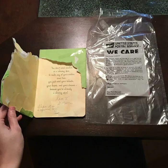 The USPS Cares. About Stealing Your Birthday Money Sent From Your Poor Grandmother