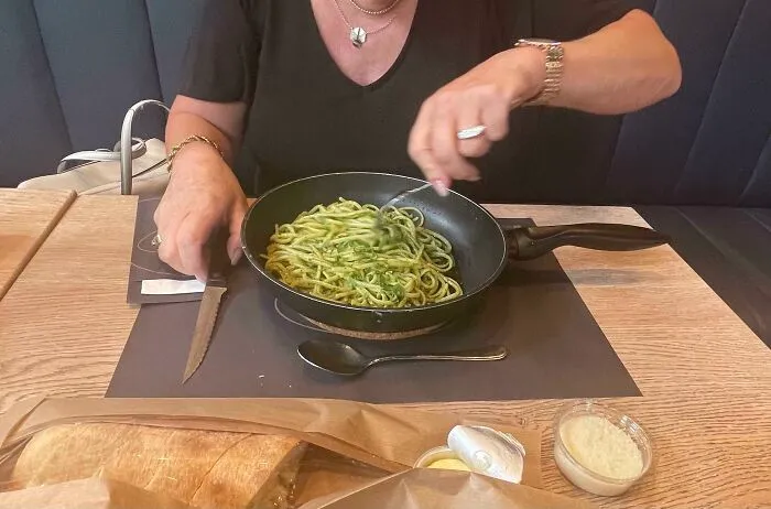 An Actual Non Stick Pan, Instead Of A Plate
