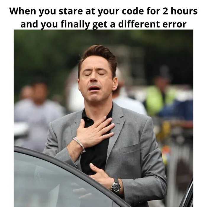 Ah Yes A Red Coloured Error