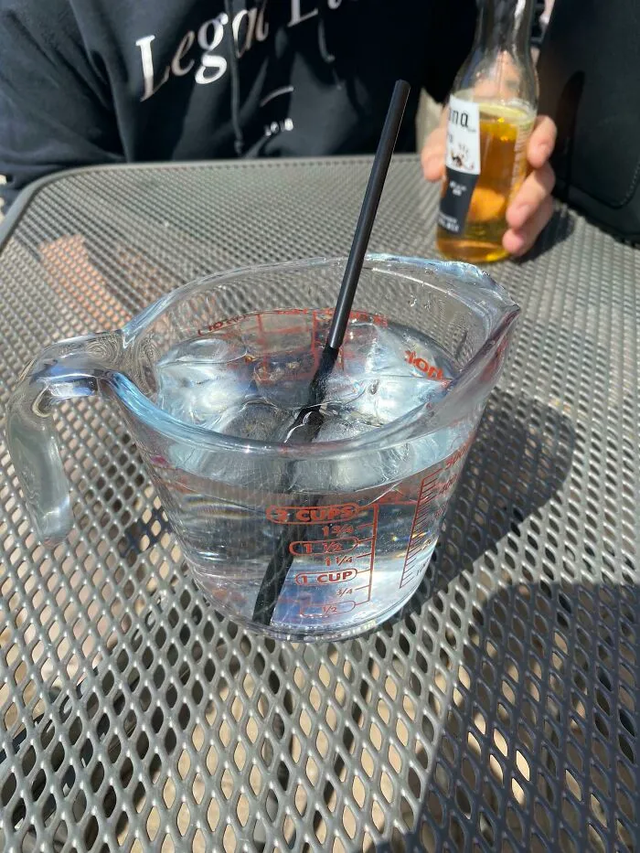 Thought They’d Run Out Of Cups... Nope, This Is The Drinking Glass
