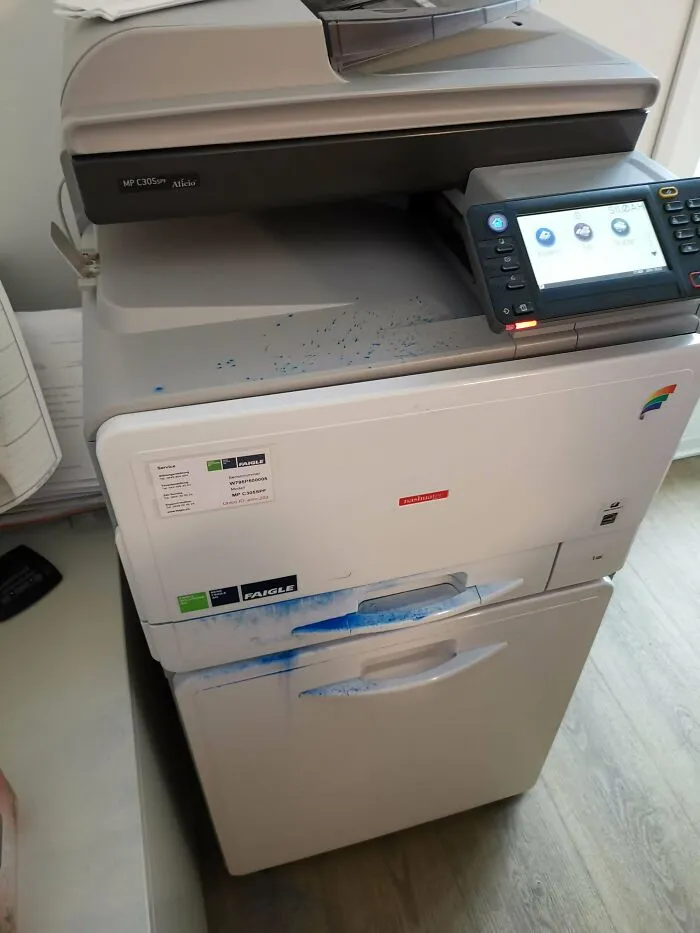 "Of Course I Put The Toner Cartridge The Right Way In!"...
