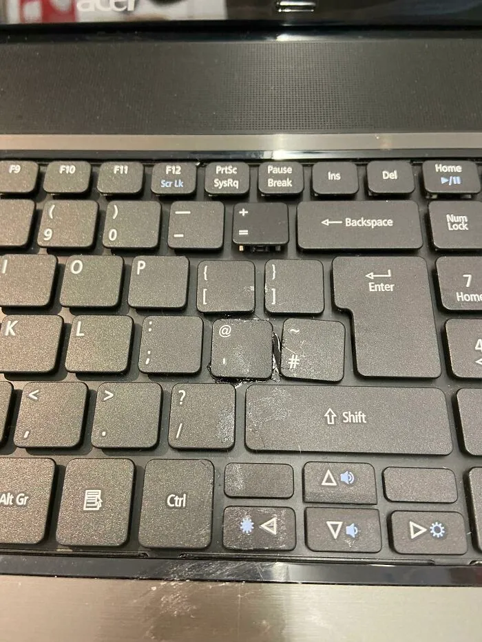Keyboard Keys Come Off? Don’t Worry, Just Superglue Them Back On!