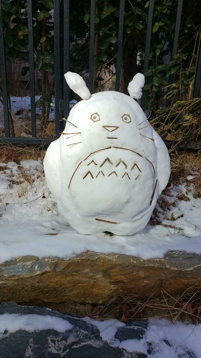 Encontré a Totoro en un lado de la carretera