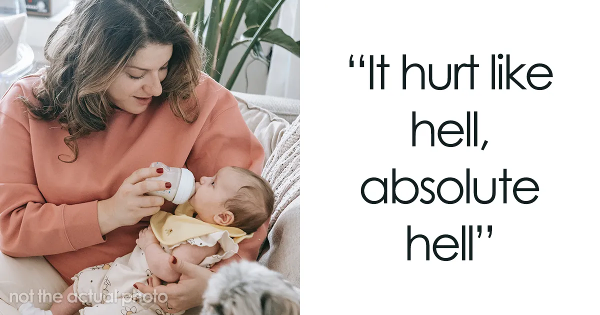 Husband Accuses New Mom Of Choosing Formula Over Breastfeeding Despite It Hurting Unbearably, Family Drama Ensues